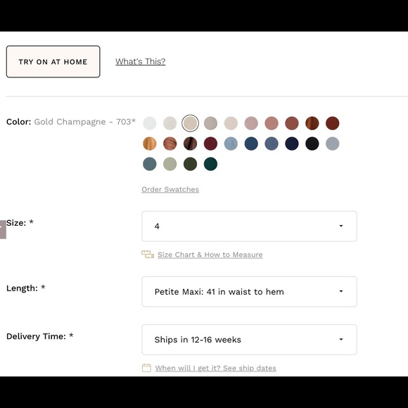 Champagne Gold 2-Piece Dress - Picture 5 of 9